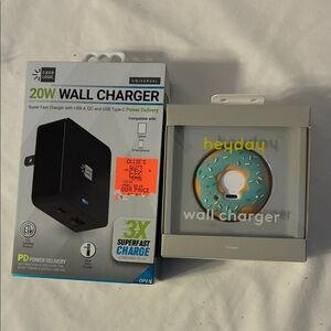 heyday Blue Donut Wall Charger